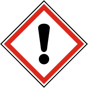 GHS03 Irritant Symbol Sign