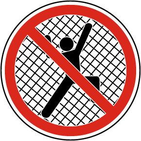 No Fence Climbing Label