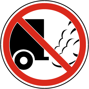 No Idling Label