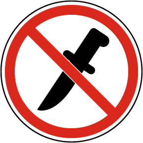No Knife Label