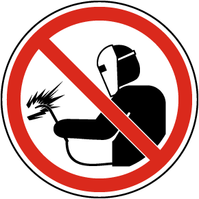 No Welding Label