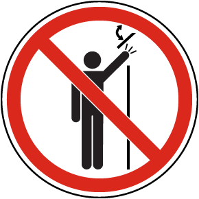 Do Not Reach Under Label