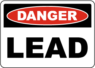 Danger Lead Sign