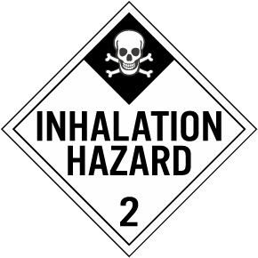 Inhalation Hazard Class 2 Placard