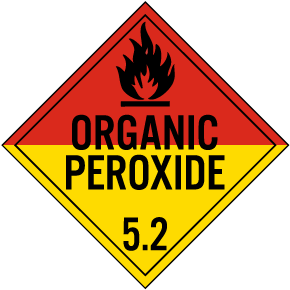Organic Peroxide Class 5.2 Placard