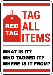 Tag All Items Sign