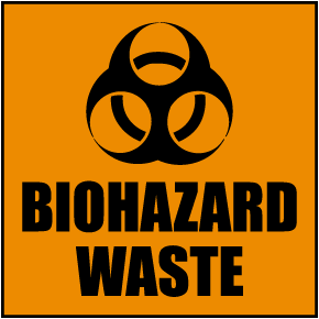 Biohazard Waste Label