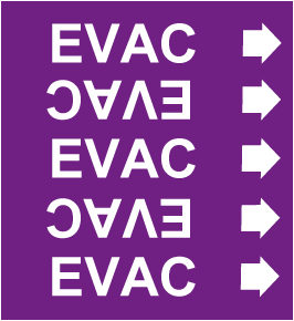 Evac Medical Gas Marker