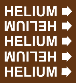Helium Medical Gas Marker