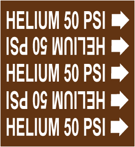 Helium 50 Psi Medical Gas Marker