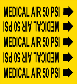 Medical Air 50 Psi Gas Marker