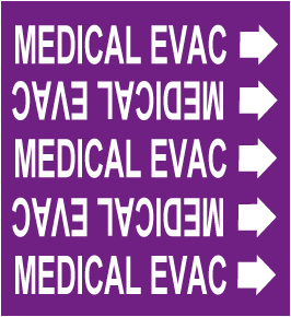 Medical Evac Gas Marker