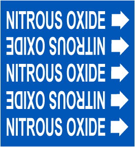 Nitrous Oxide Medical Gas Marker