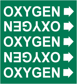 Oxygen Medical Gas Marker