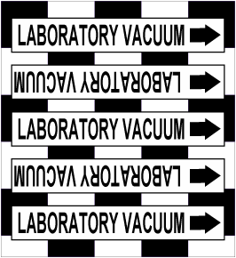 Laboratory Vacuum Medical Gas Marker