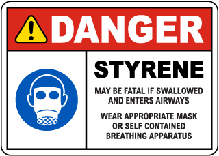 Danger Styrene May Be Fatal Sign