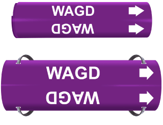 Wagd Wrap Around Pipe Marker