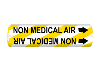 Non Medical Air Wrap Around Pipe Marker