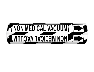 Non Medical Vacuum Wrap Around Pipe Marker
