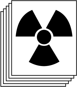 Special Hazard - Radioactive For Blank NFPA Diamond