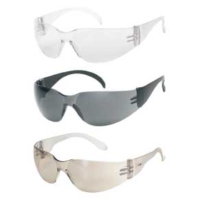 Clear Wrap Around Safety Glasses-Economy