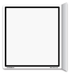 Custom 2-Way Sequential Aisle Sign