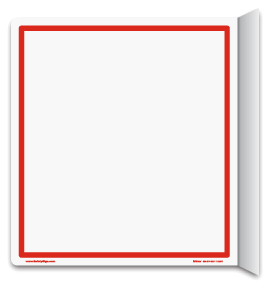 Custom 2-Way Sequential Aisle Sign