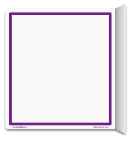 Custom 2-Way Sequential Aisle Sign