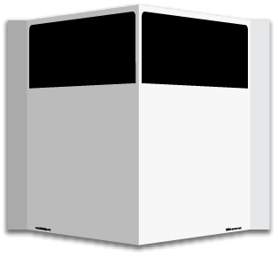 Custom 3 Way Aisle Signs