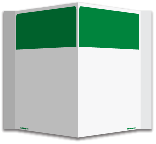 Custom 3 Way Aisle Signs