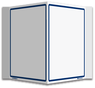 Custom 3 Way Aisle Signs