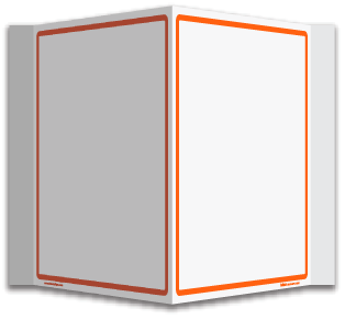 Custom 3 Way Aisle Signs