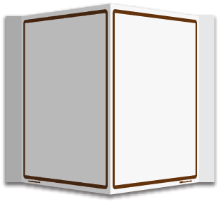 Custom 3 Way Aisle Signs