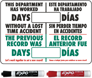 Bilingual This Department Has Worked Scoreboard