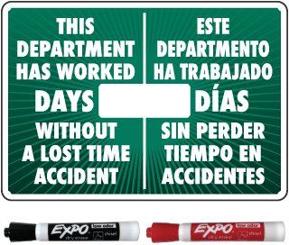 Bilingual This Department Has Worked Scoreboard