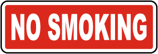 No Smoking Label