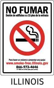 Illinois No Smoking Sign