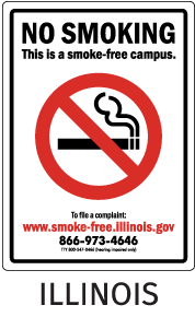 Illinois No Smoking Sign