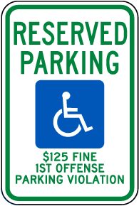 Alaska Accessible Parking Sign