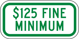 Alaska Fine $250 Minimum Sign