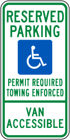 Arkansas Handicap Parking Sign