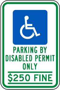 Florida Handicap Parking Sign