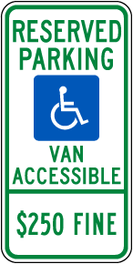 Illinois Accessible Parking Sign