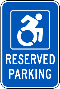 Michigan Handicap Parking Sign