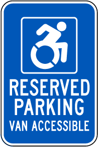 Michigan Accessible Parking Sign