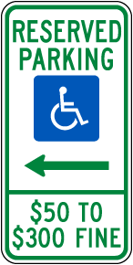Missouri Accessible Parking Sign