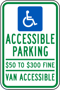 Missouri Accessible Parking Sign