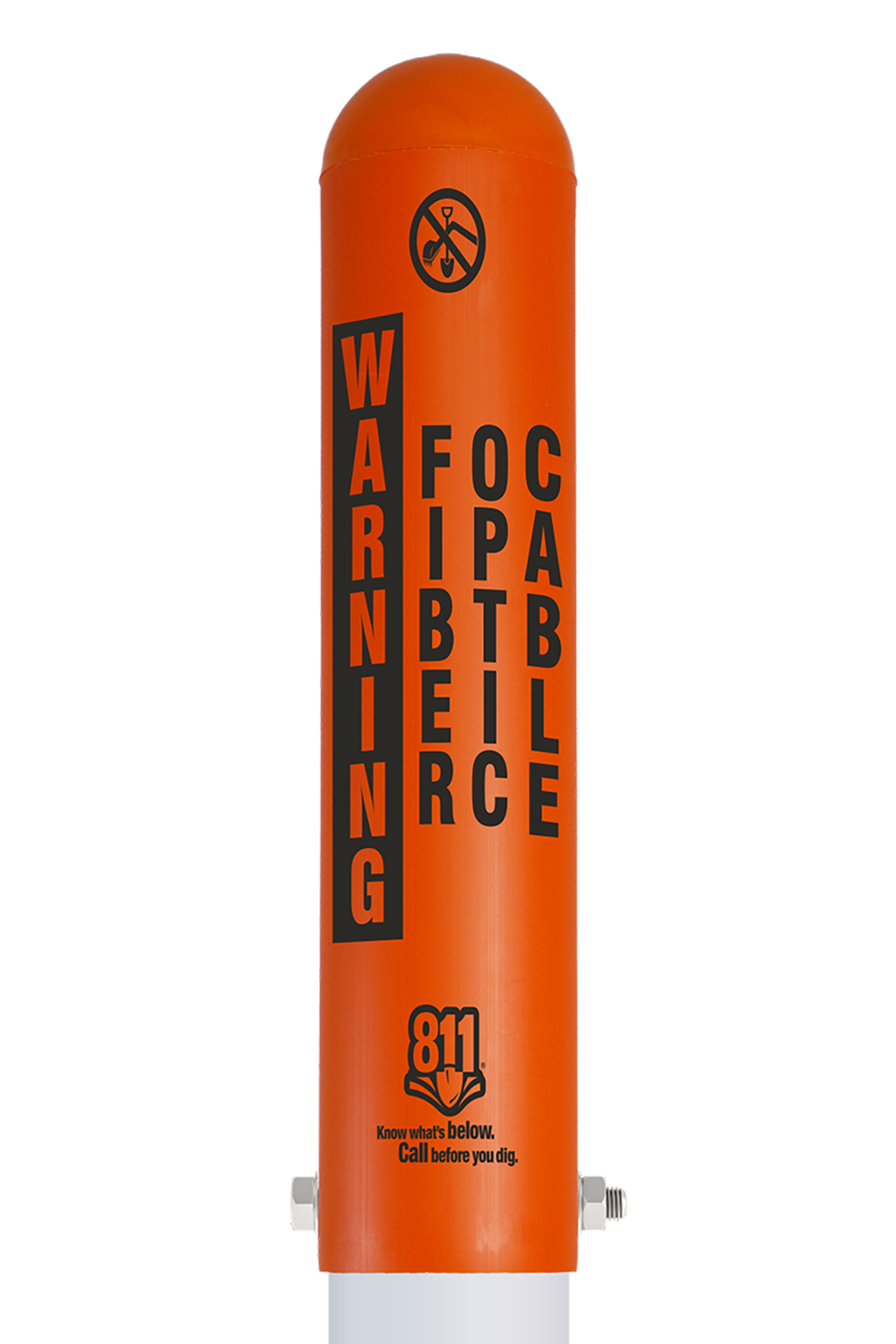 Warning Fiber Optic Cable Locator Bullet Marker