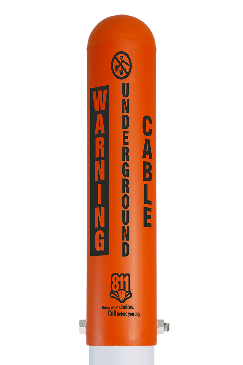 Warning Underground Cable Locator Bullet Marker