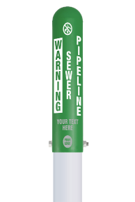 Custom Warning Sewer Pipeline Locator Bullet Marker